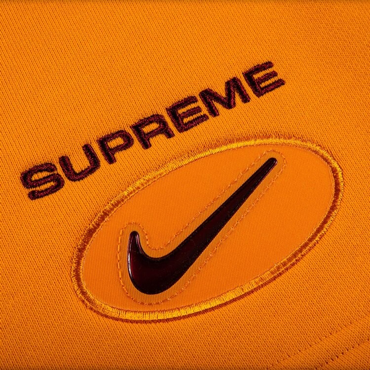 Спортивные шорты Supreme x Nike Jewel Sweatshort 'Orange', оранжевый — фото 3