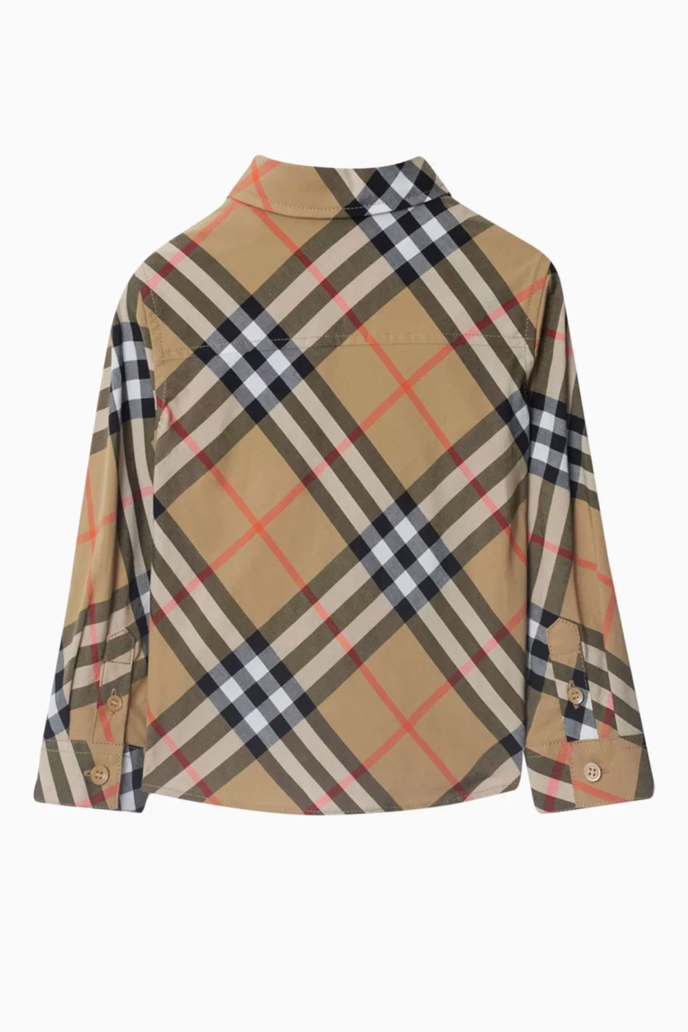 Рубашка в клетку Owen Burberry, коричневый — фото 3