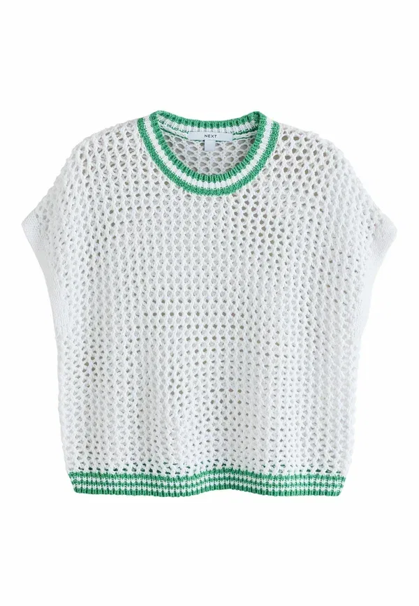 Футболка хлопковая Print t-shirt Next, white tipped, белый