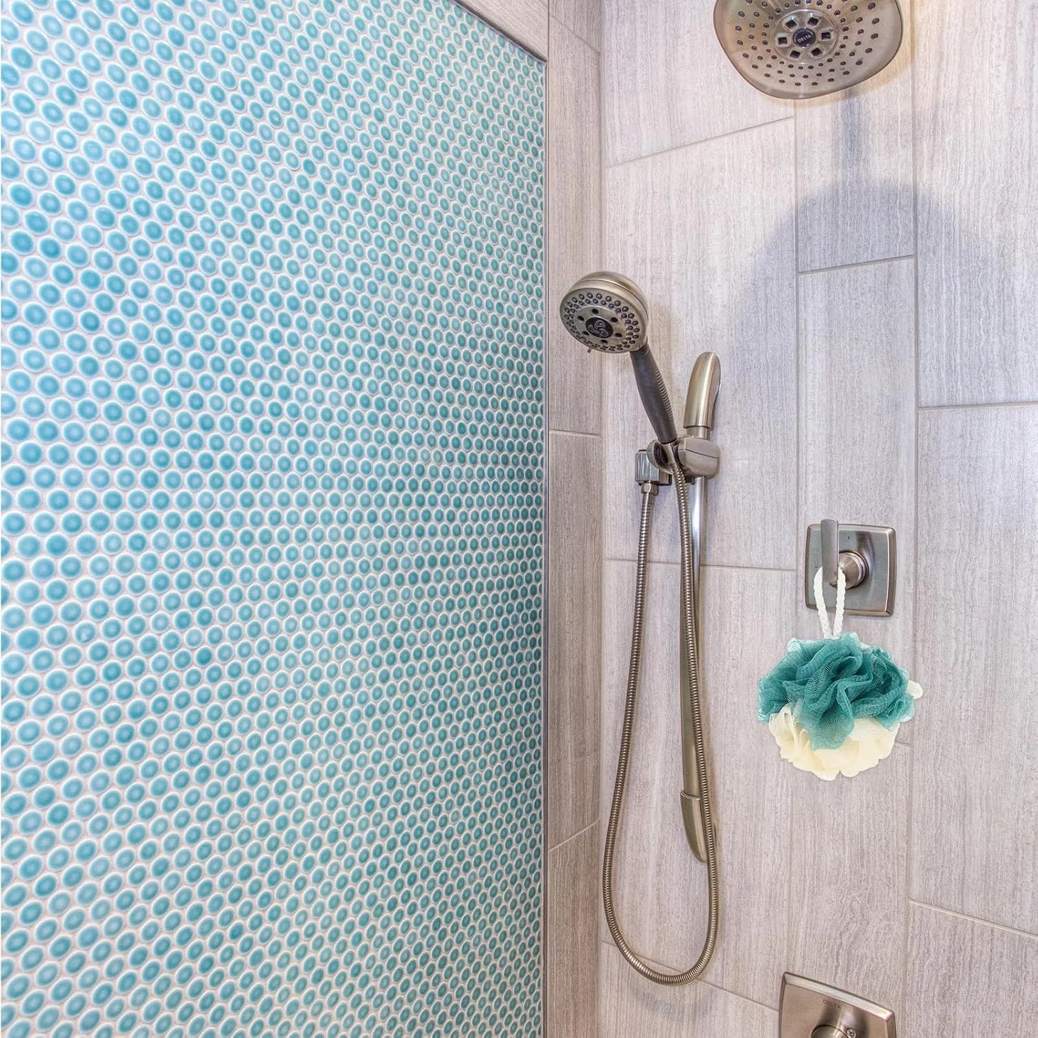 Мочалка для душа Gradient Bath Ball, VALICLUD, набор 6 шт, 11x11x10 см — фото 3