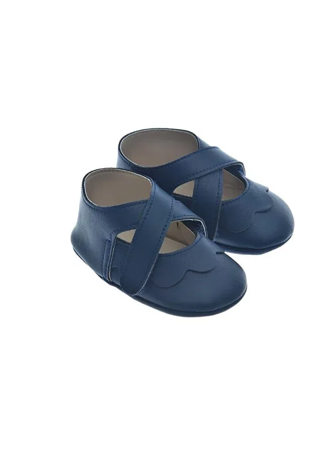 Детские пинетки из кожзама Freesure, Navy Blue