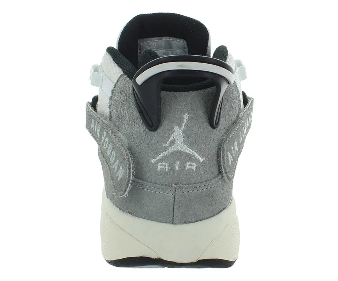 Детские кроссовки для мальчиков Nike Jordan 6 Rings, Grey White Black Candle — фото 3