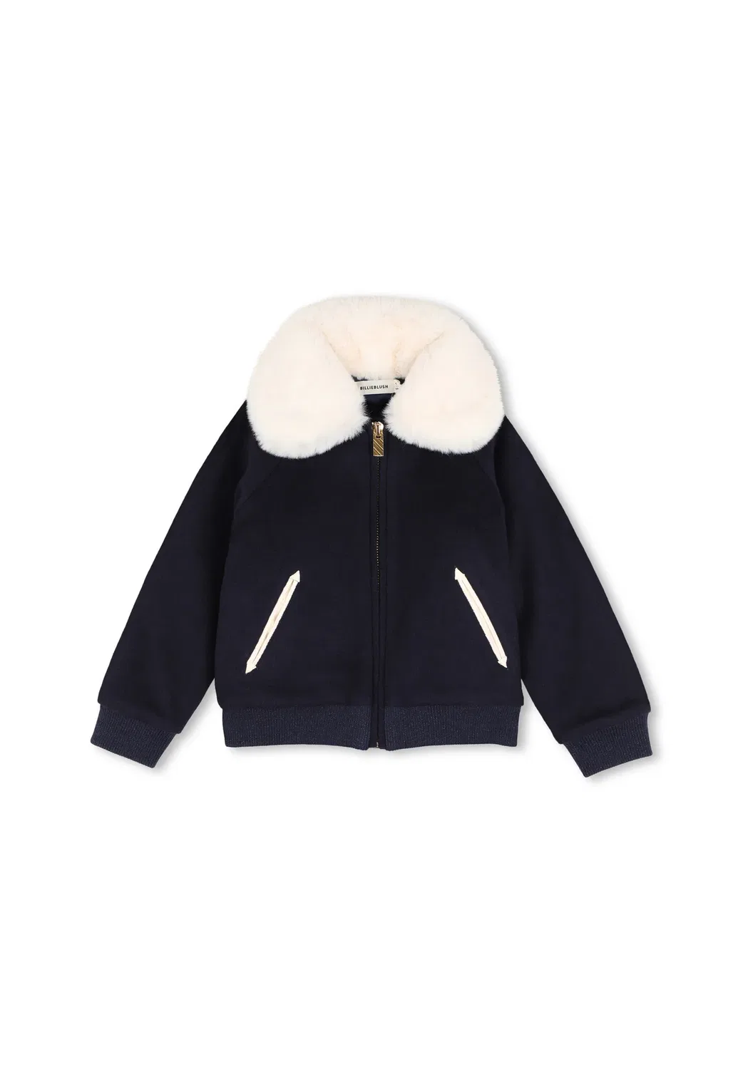 Детская куртка для девочки - легкая куртка Billieblush, Navy — фото 2