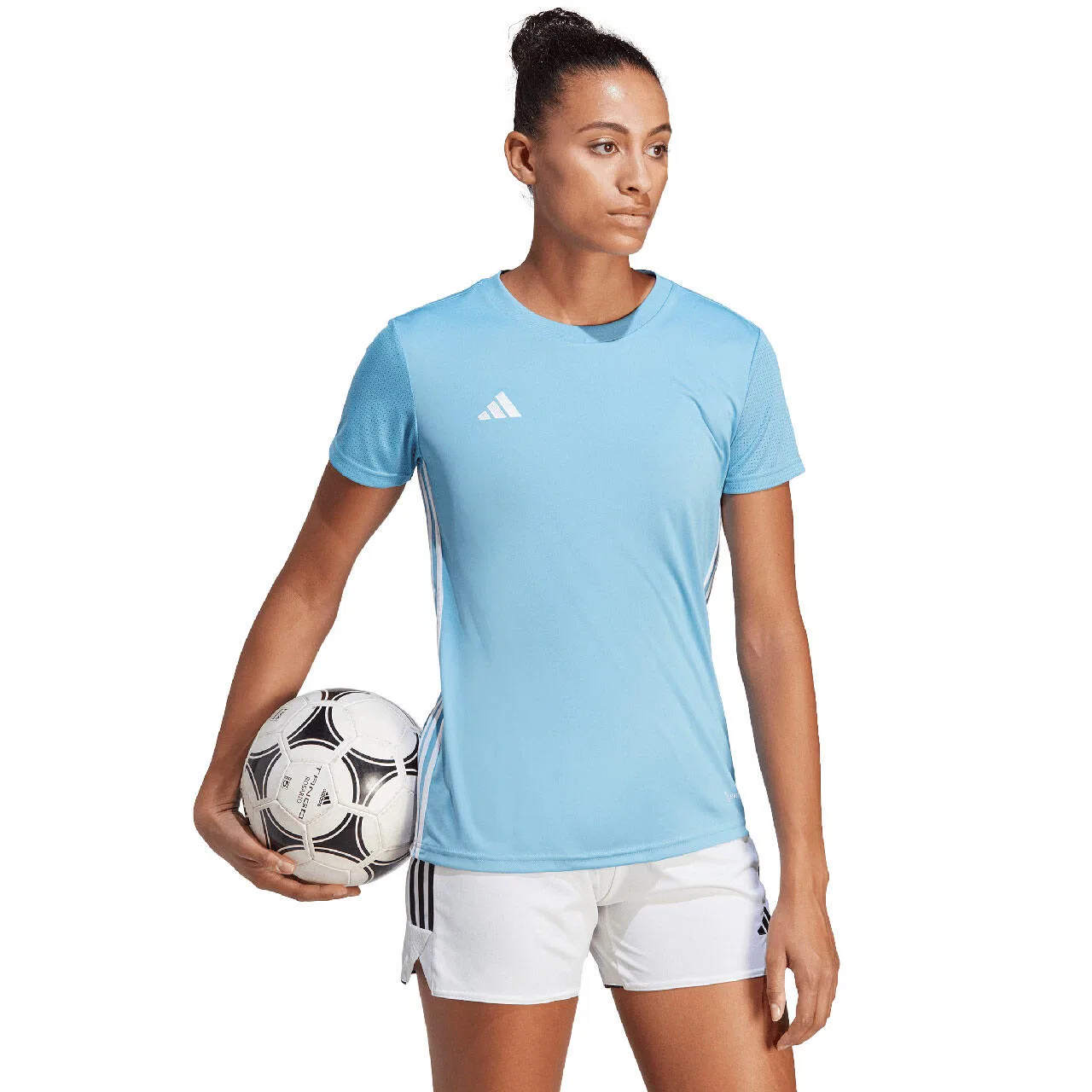 Женская футболка с коротким рукавом Tabela 23 Adidas, Hellblau Weiss — фото 3