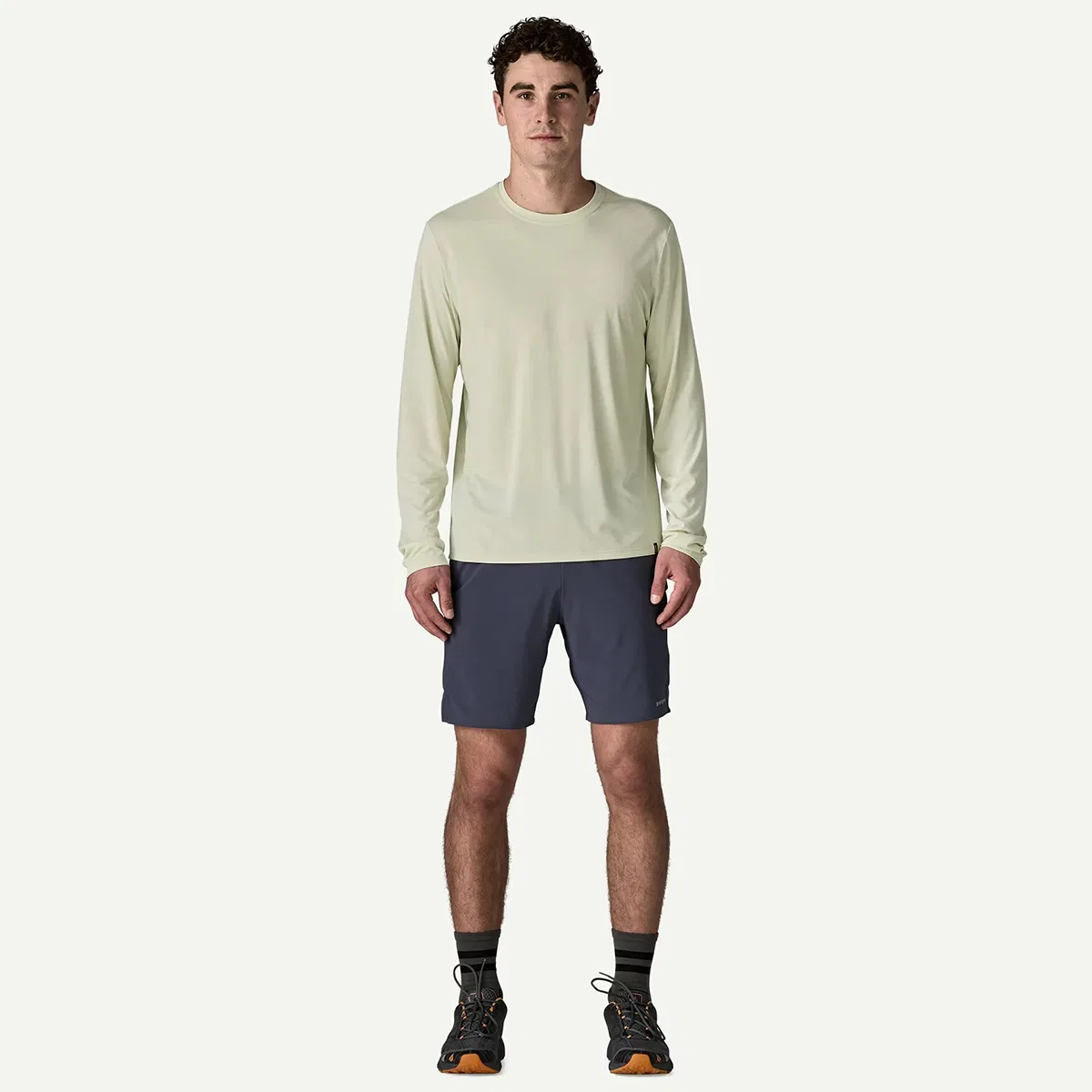 Мужская футболка с длинным рукавом Capilene Cool Daily Patagonia, Dyno White — фото 3