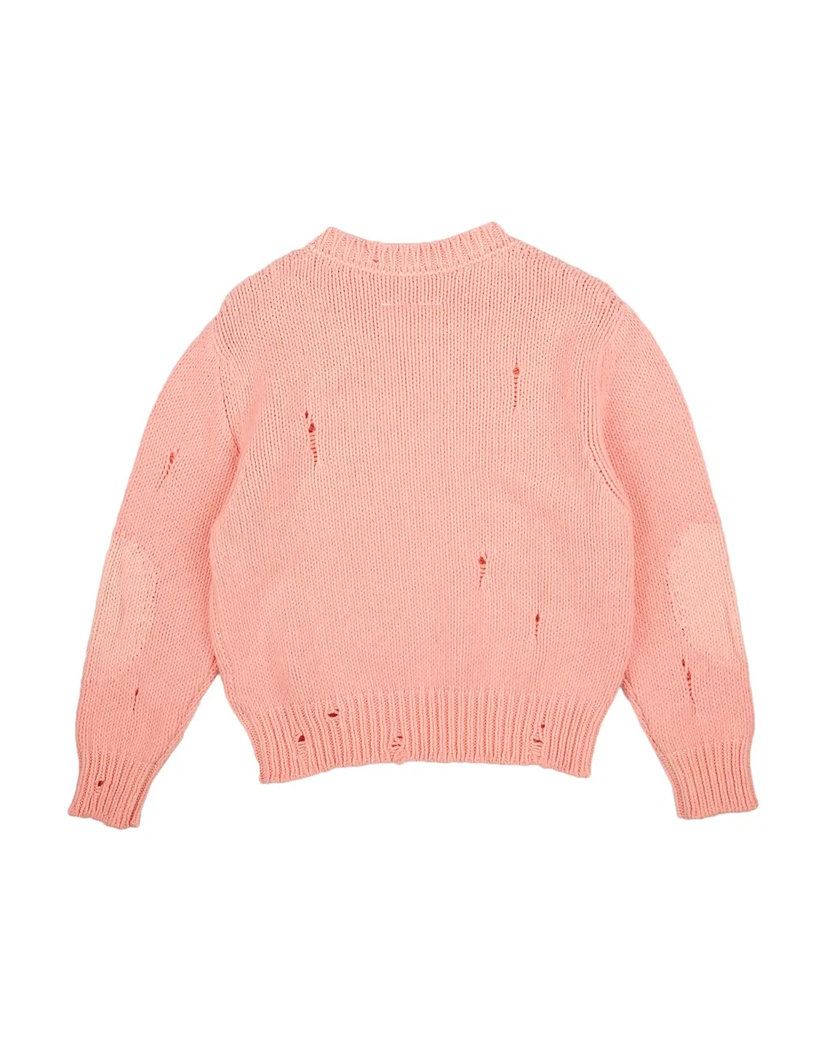 Подростковый вязаный свитер с логотипом Pink MM6 Maison Margiela — фото 2