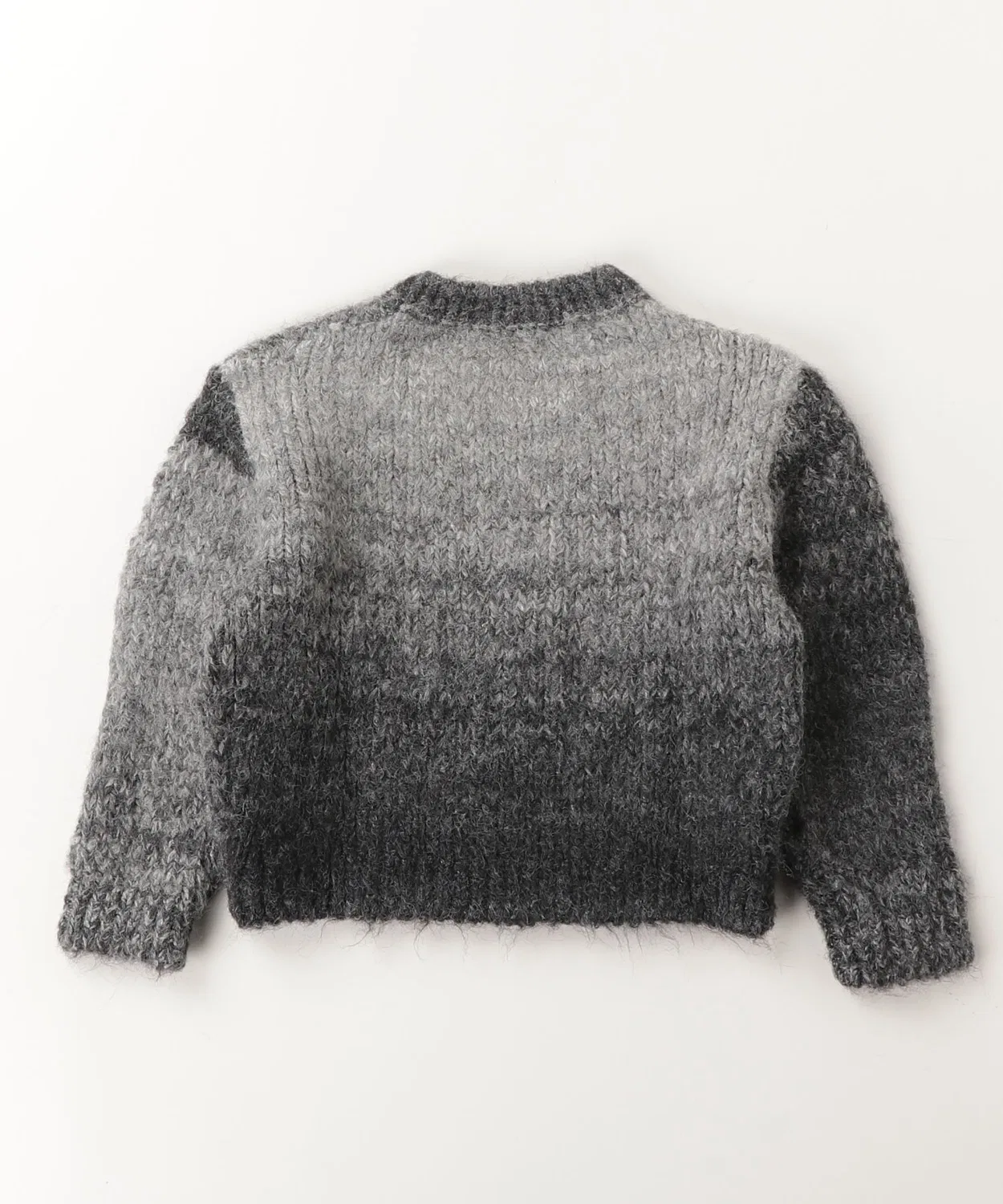 Детский свитер с длинным рукавомс брендовым логотипом DIESEL KIDS, Black — фото 4