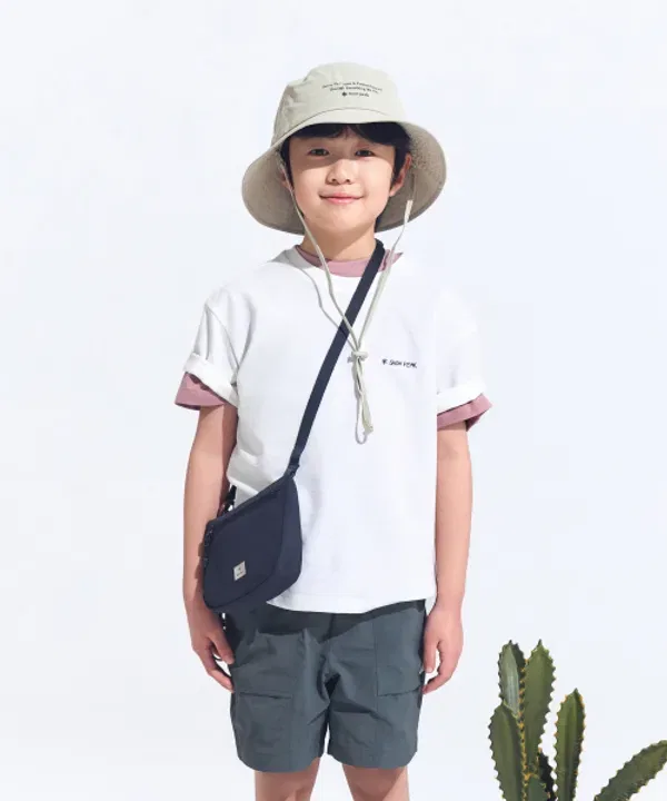 Футболка с коротким рукавом Sorona Tropical, Snowpeak Apparel Kids, белый — фото 2