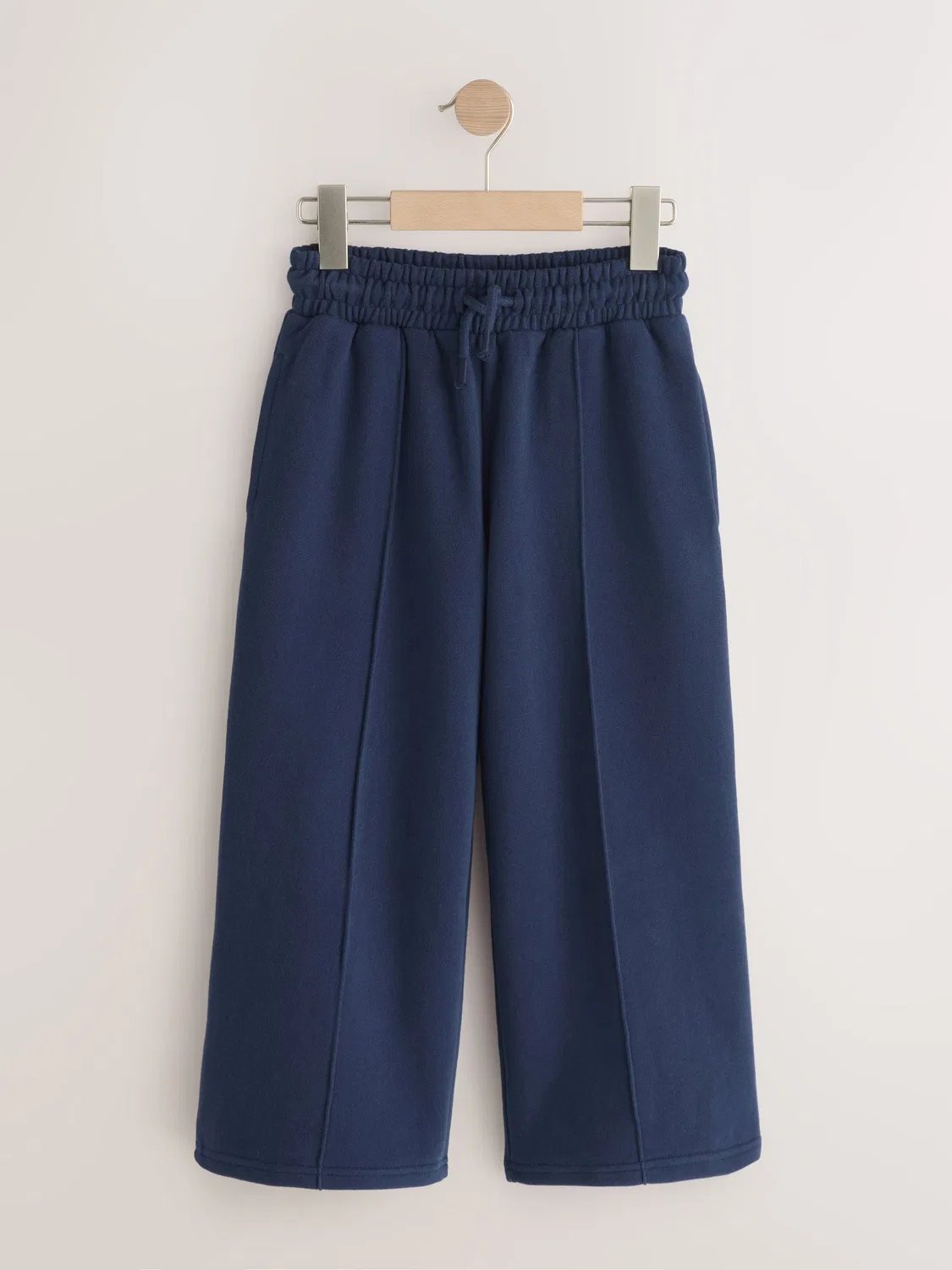 Джоггеры широкие, модель Navy Blue Wide Leg Joggers Next, темно-синий