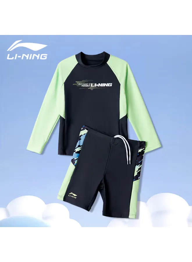 Комплект плавок для мальчиков с длинным рукавом Li-Ning