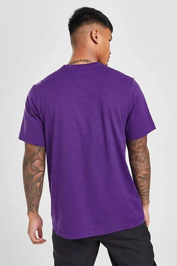 Женская футболка с принтом Jordan Los Angeles Lakers NBA Jordan Graphic Tshirt Purple Jordan Embroidered Logo T-Shirt Nike, Purple — фото 3