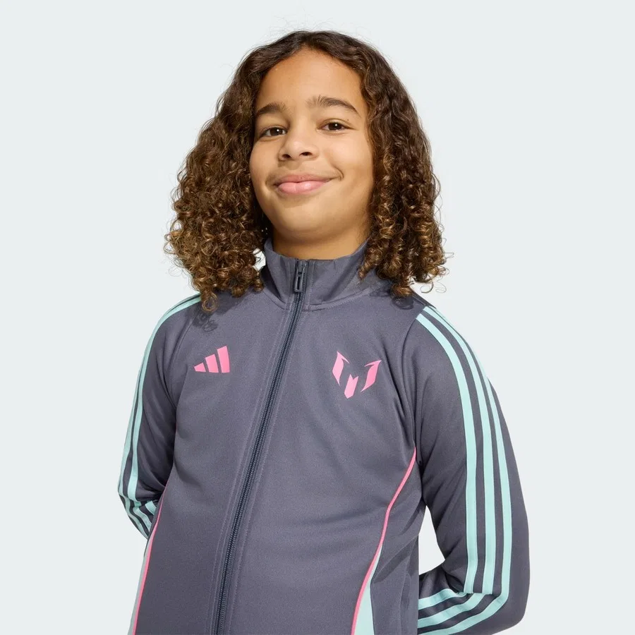 Куртка-ветровка с длинным рукавом Messi Performance KD6426 adidas, Aurora — фото 4