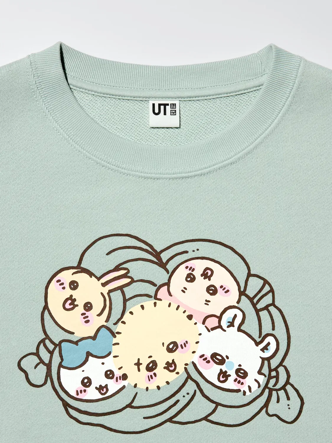 Толстовка Чиикава Uniqlo, детская, зеленый — фото 4