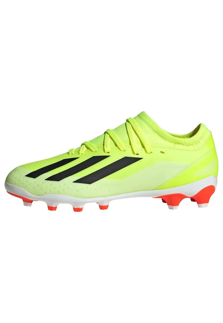 Детские бутсы для мальчиков с шипами X Crazyfast Adidas, Gelbschwarzweiss — фото 2