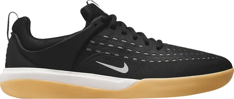 

Кроссовки Zoom Nyjah 3 SB 'Black White Gum', черный