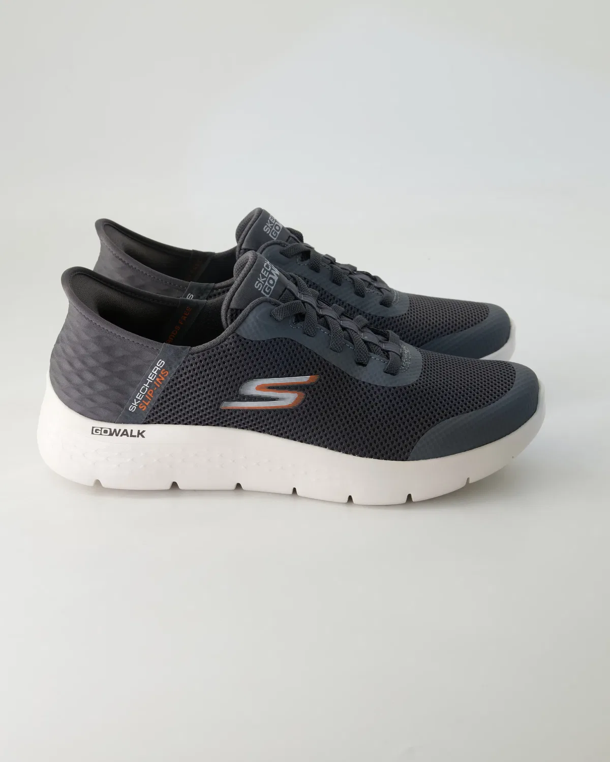 Сникерсы низкие hands free Slip-ins Skechers, серый — фото 2