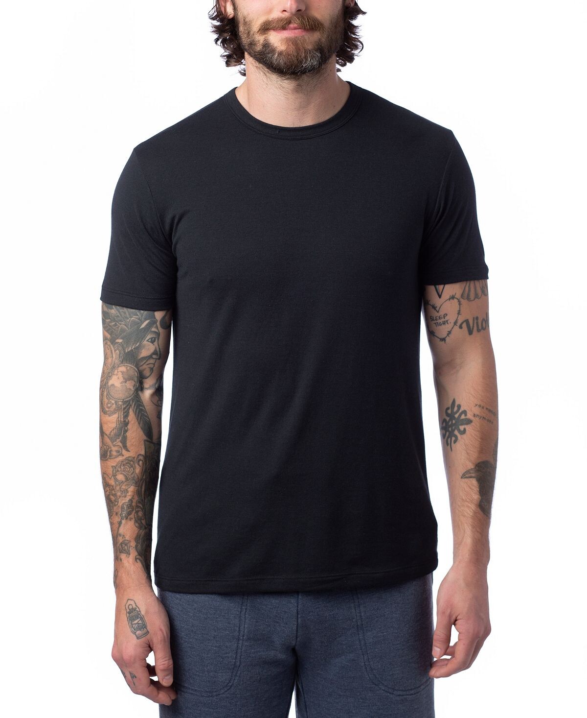 

Мужская модальная футболка tri-blend с круглым вырезом Alternative Apparel, мульти, Черный, Мужская модальная футболка tri-blend с круглым вырезом Alternative Apparel, мульти