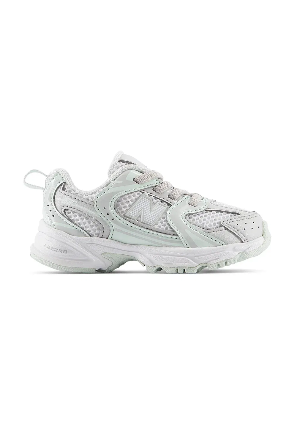 530 кроссовок унисекс New Balance, Grey Matter / Mint Water — фото 4