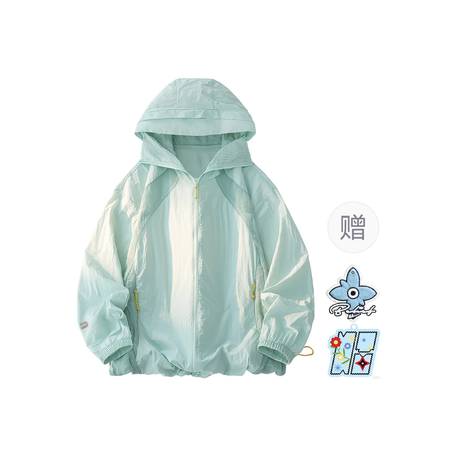 Детская одежда для защиты от солнца с принтом Mint Green WARRIOR