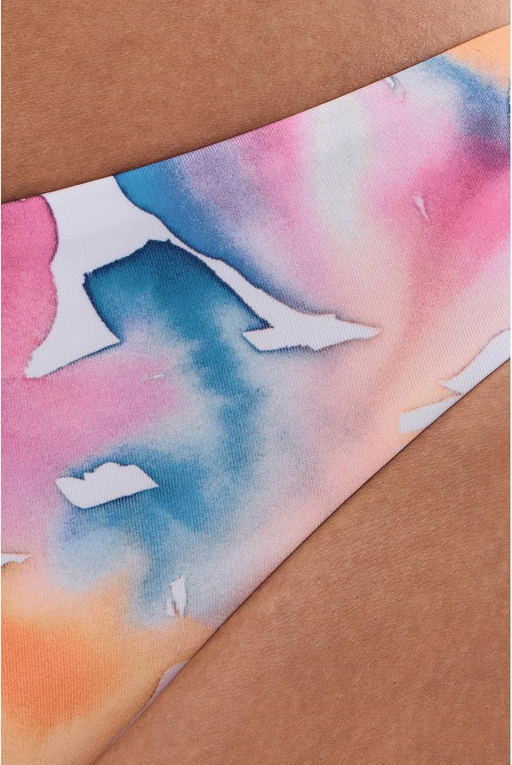Женские бикини-шорты с цветочным принтом Aquarelle Nike, Pink Glow — фото 4