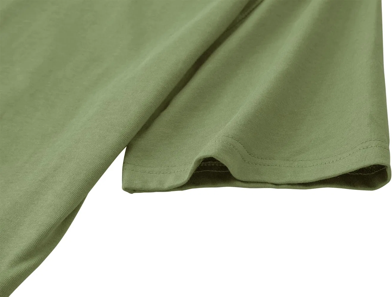 Футболка поло с V-образным вырезом и полосками Unisex, Green — фото 4