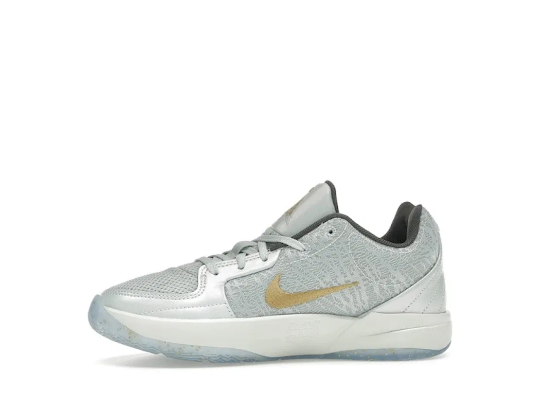 Детские кроссовки Nike Ja 2, Light Silver/Metallic Gold/Iron Grey — фото 3