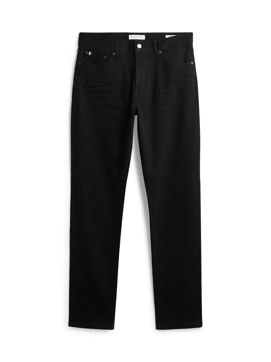 Джинсы TOMMY HILFIGER Regular Jeans 'Carlo' черного цвета
