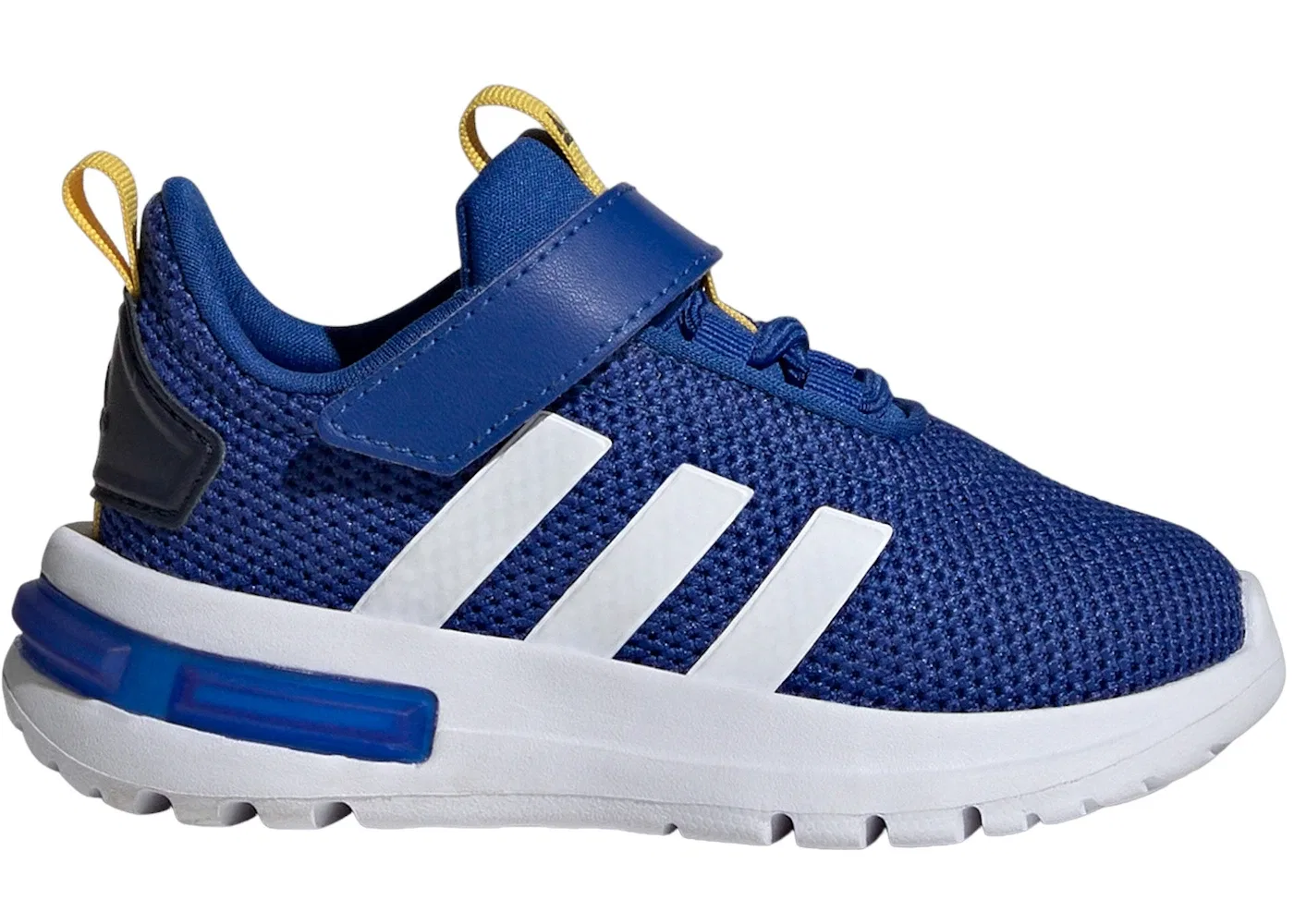 Детские кроссовки с сетчатым верхом Adidas Racer TR23, Royal Blue Cloud White Utility Yellow