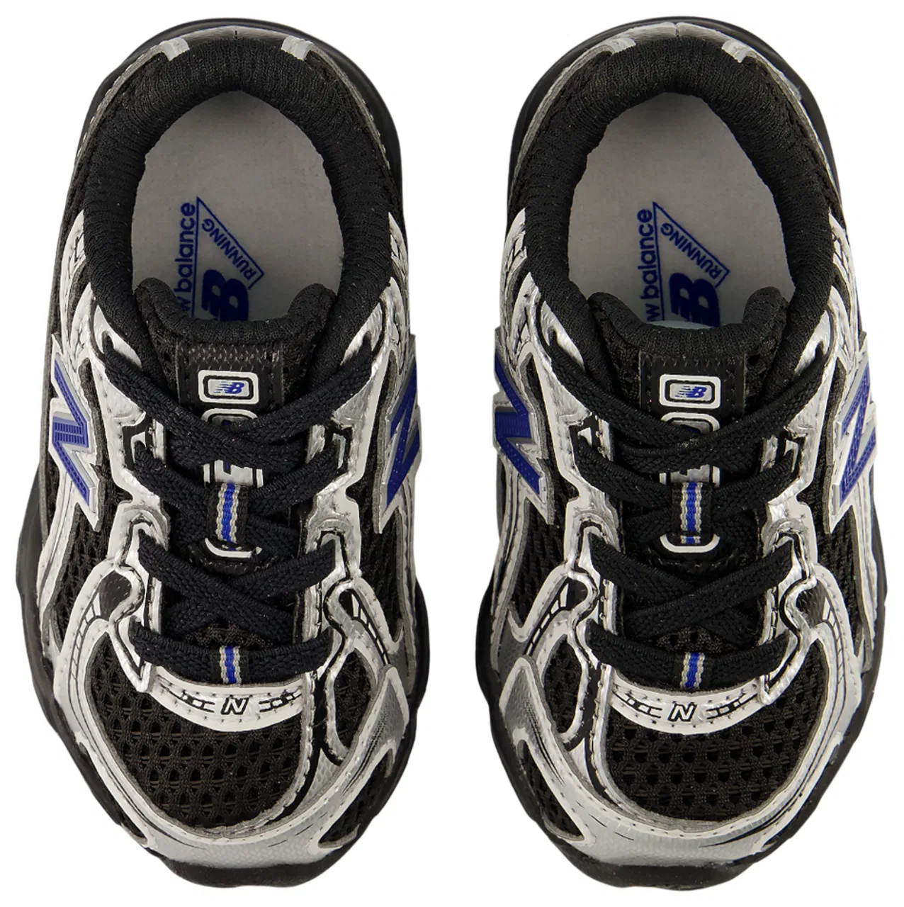 Детские кроссовки для мальчиков с амортизацией ABZORB New Balance 740, Black/Team Royal — фото 4