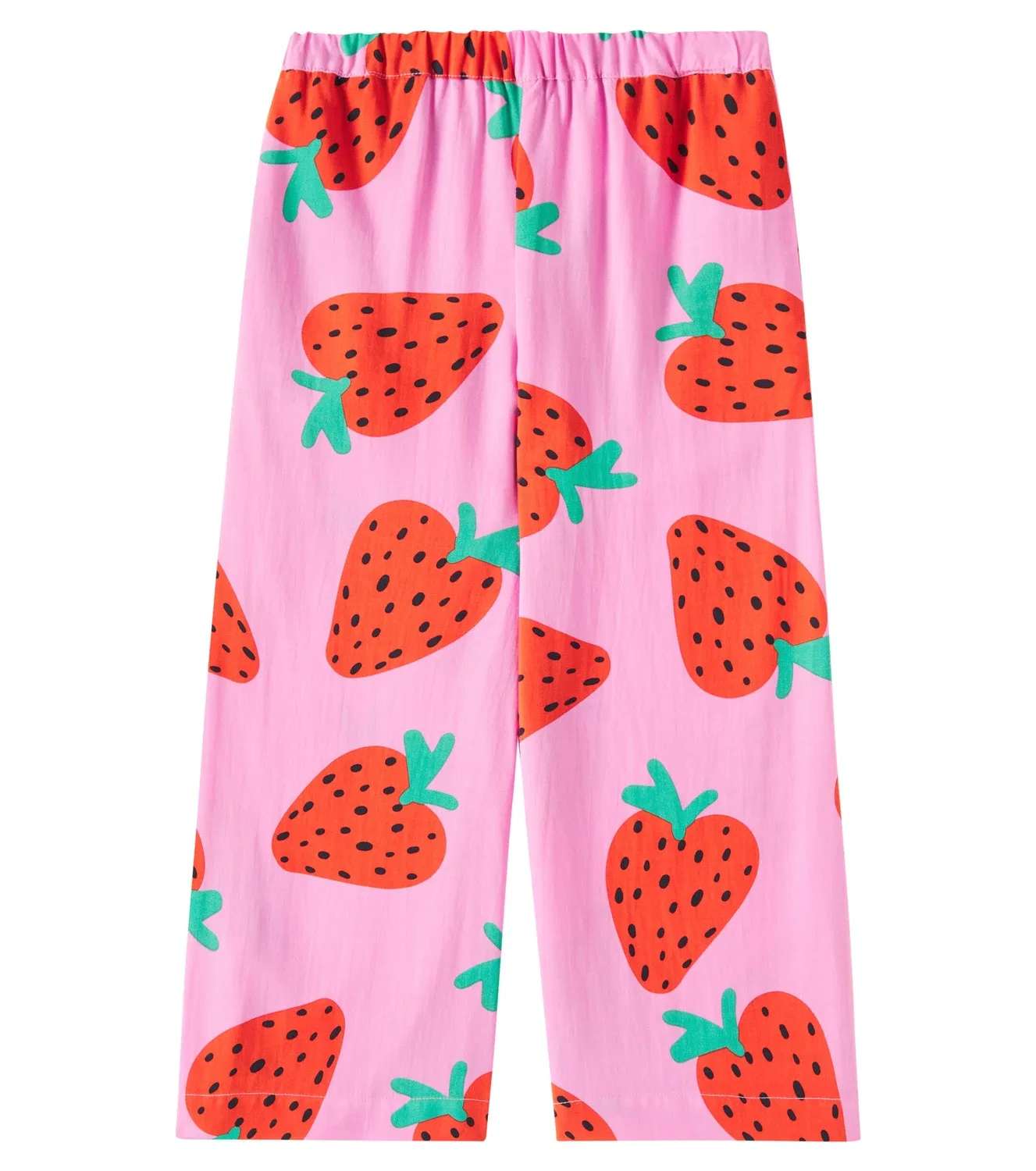 Широкие брюки с принтом Stella Mccartney Kids, розовый
