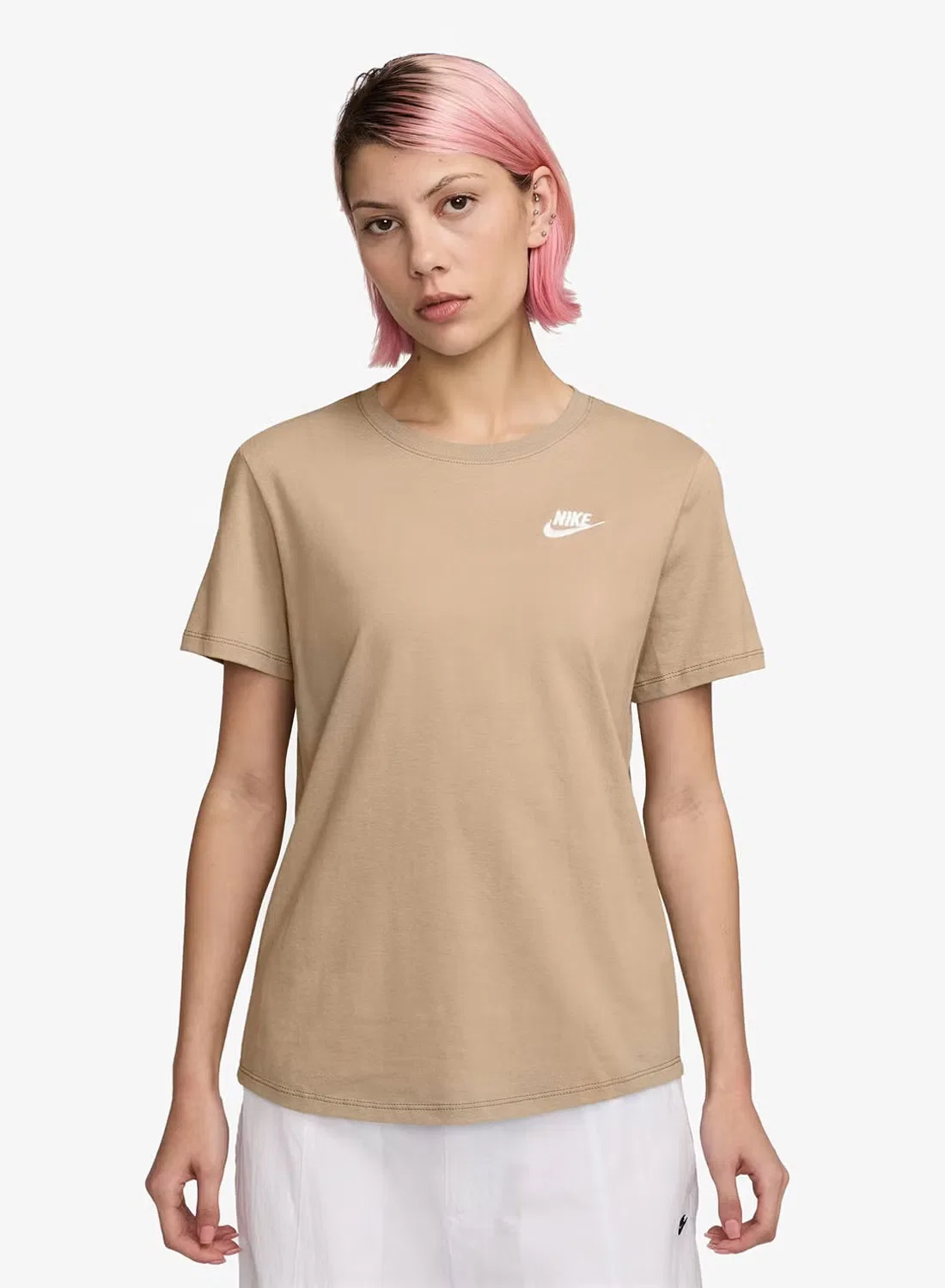 Футболка с принтом Nsw Club Nike, льняной