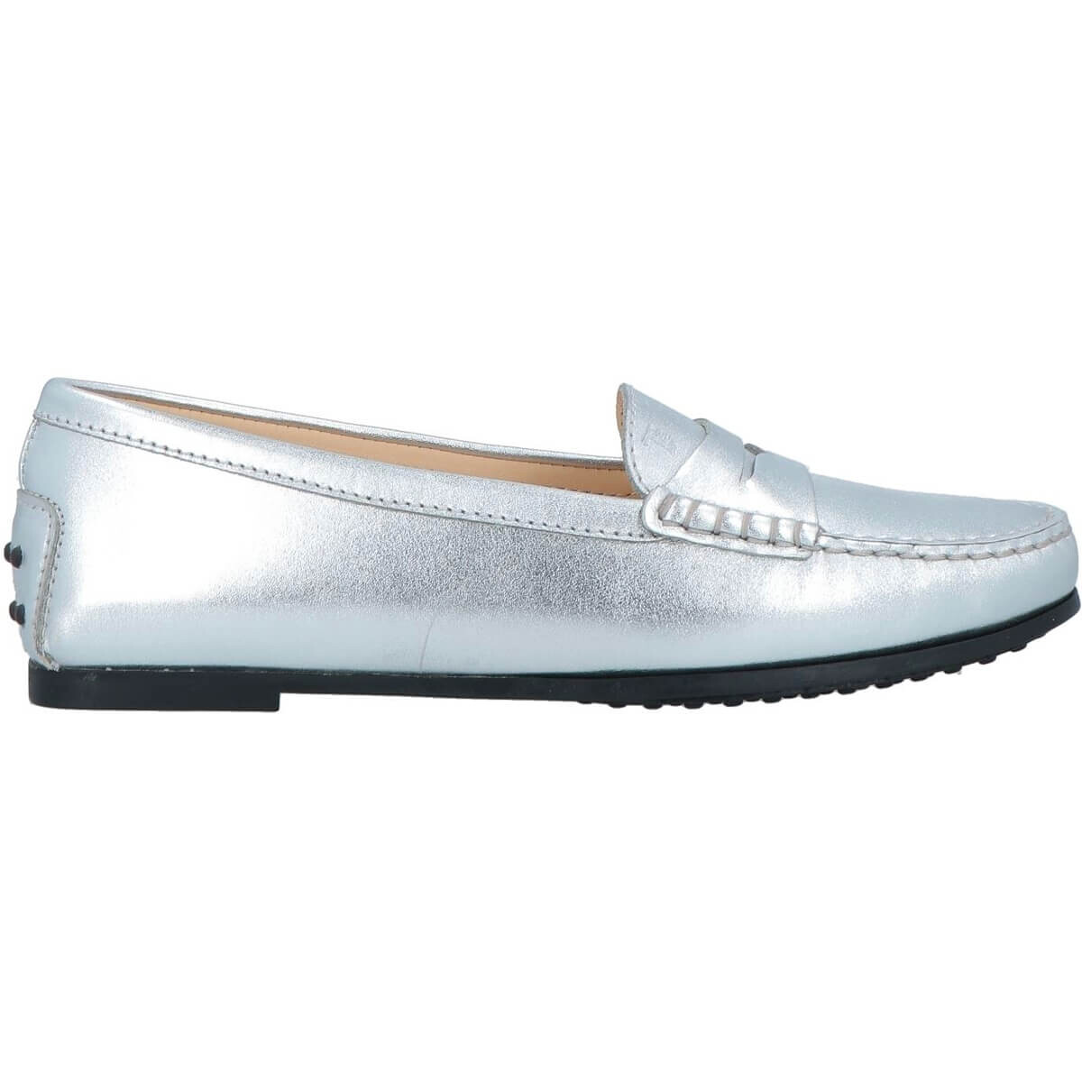 

Лоферы Tod's, серебристый