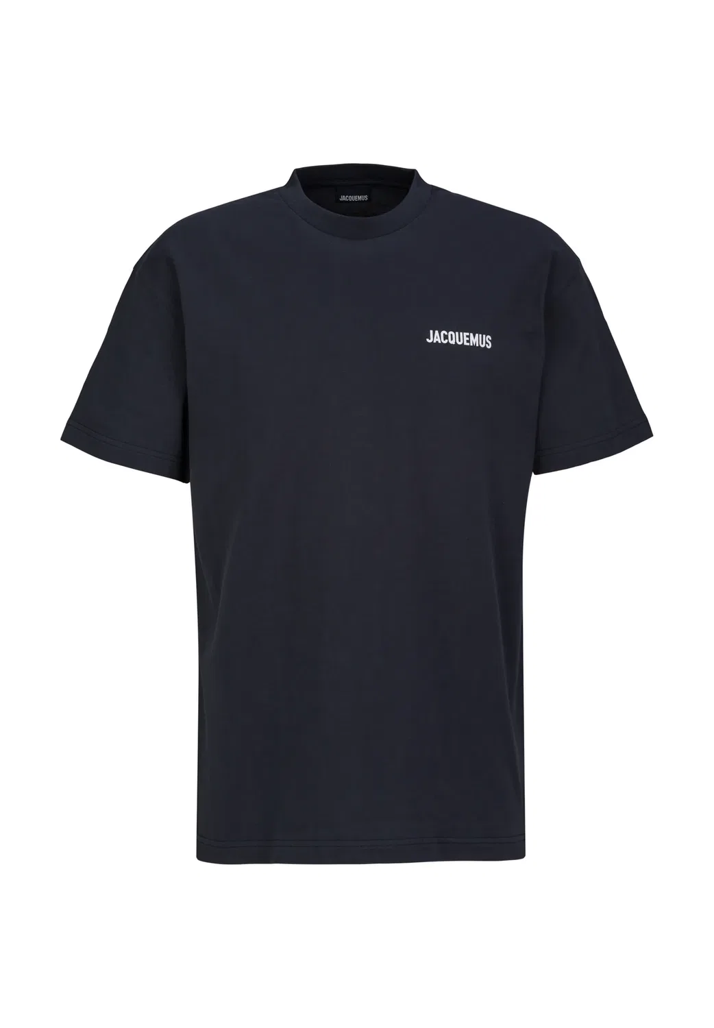 Нашивка с логотипом на футболке - базовая футболка Jacquemus, Dark Navy