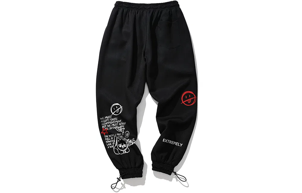 Детские трикотажные спортивные штаны с манжетами Unisex Moderate Cuffed Pants SANSYAS — фото 4