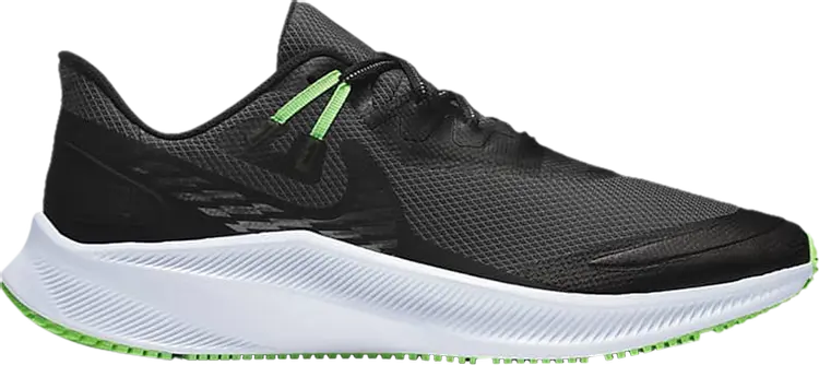 

Кроссовки Nike Quest 3 Shield 'Black Poison Green', черный