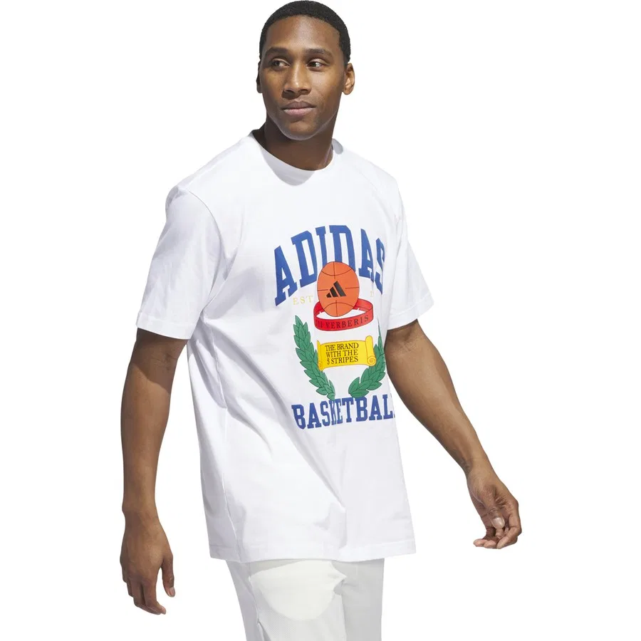 Футболка с длинным рукавом Varsity Crest T adidas, Белый