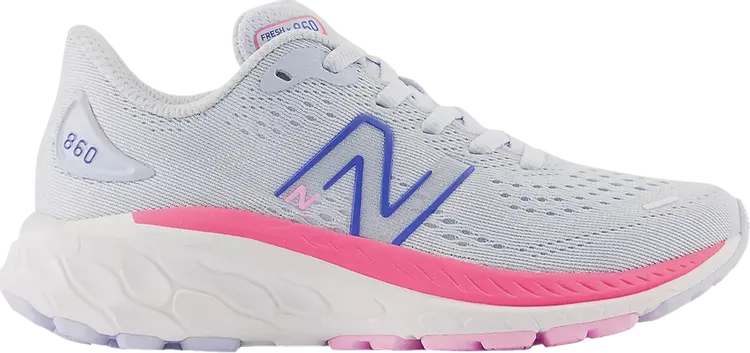 

Кроссовки New Balance Fresh Foam X 860v13 Little Kid Wide 'Moon Dust Neon Pink', серый