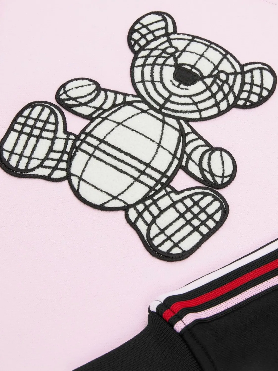 Толстовка с аппликацией Thomas Bear Burberry, розовый — фото 2