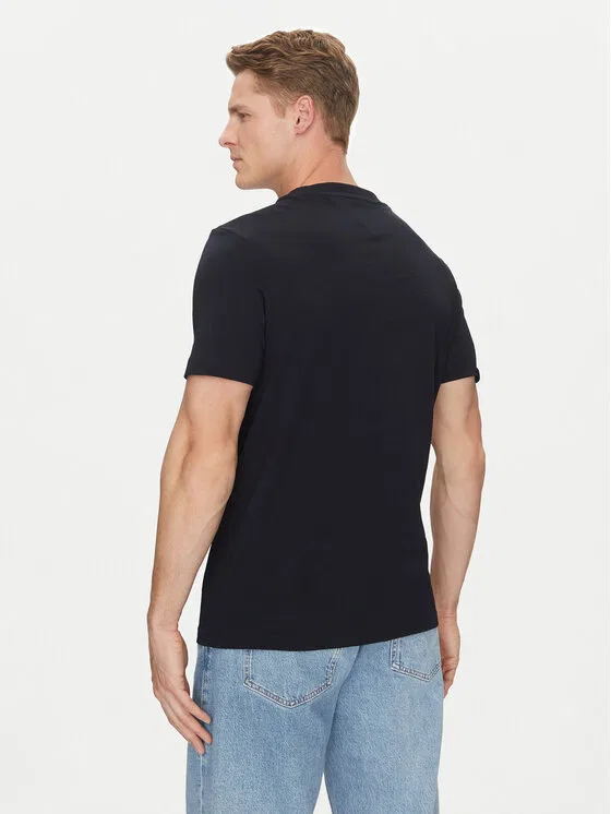 Футболка regular fit Stack Tommy Hilfiger, темно-синий — фото 3
