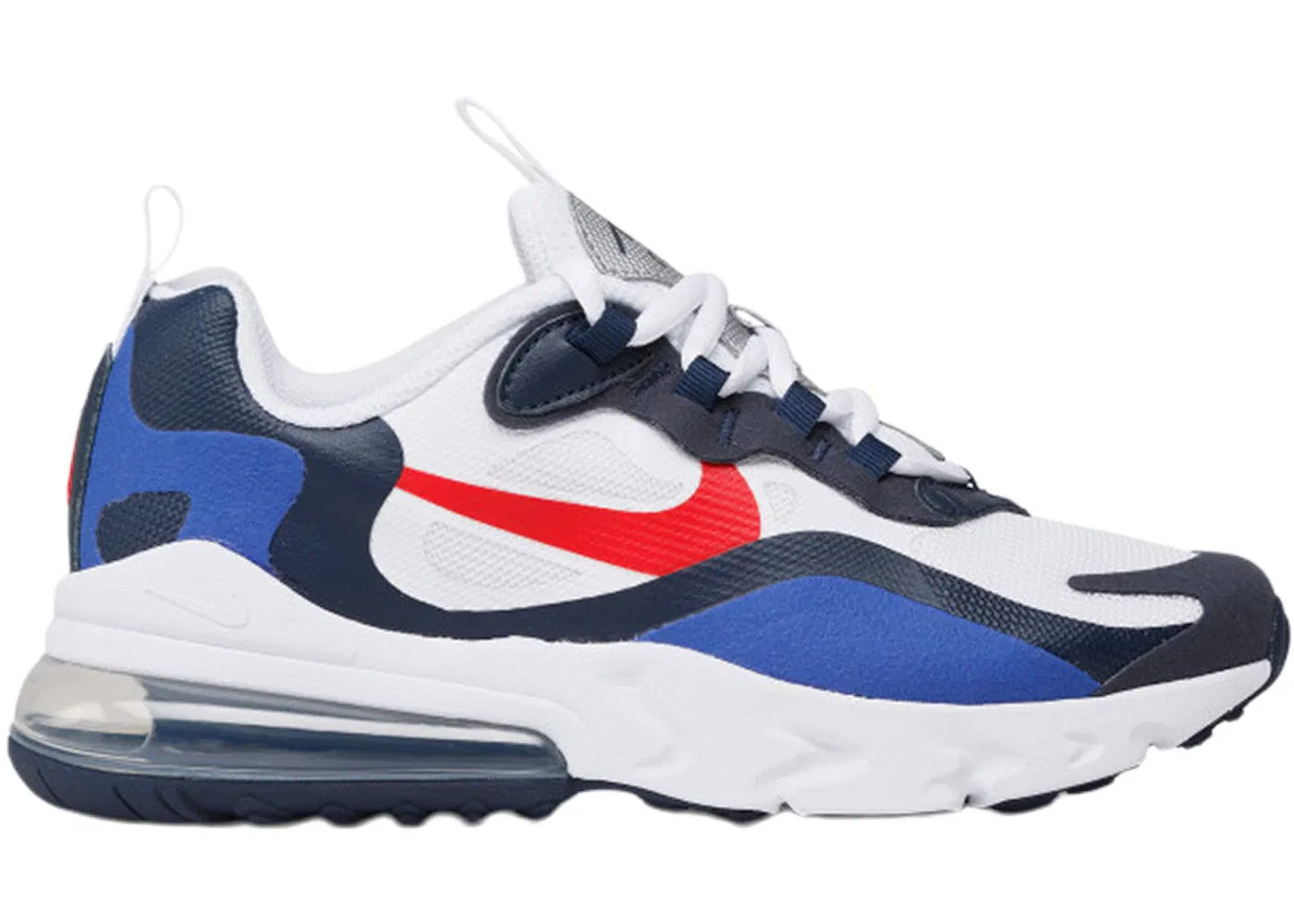 Детские кроссовки Lifestyle Nike Air Max 270 React, White University Red