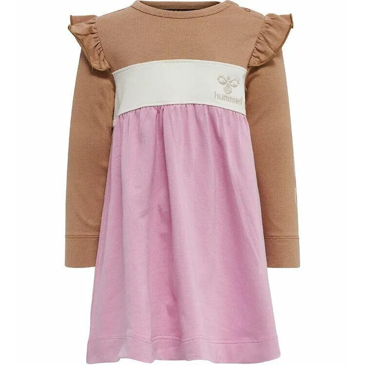 Детское платье с длинным рукавом hmlJAmila Hummel, Violett Malvenfarben
