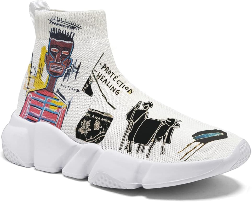 

Мужские кроссовки Hetios с граффити, для ходьбы и бега, носочные, легкие, удобные, дышащие, многоцветные, Figure 7