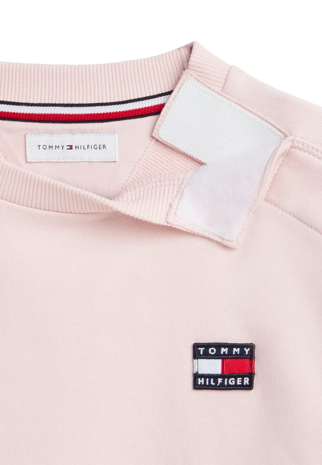 Унисекс толстовка с изображением флага наследия Tommy Hilfiger, Whimsy Pink — фото 3