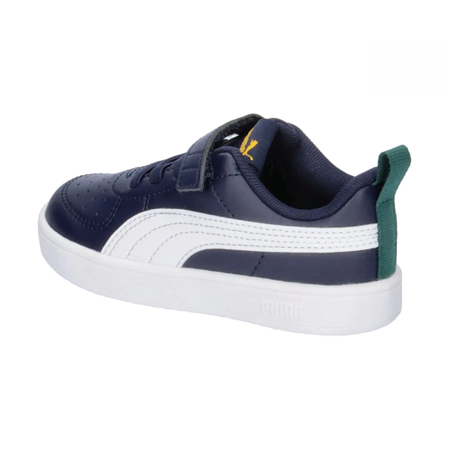 Детские кроссовки с синтетическим верхом PUMA Rickie AC PS Unisex, Peacoat White — фото 3