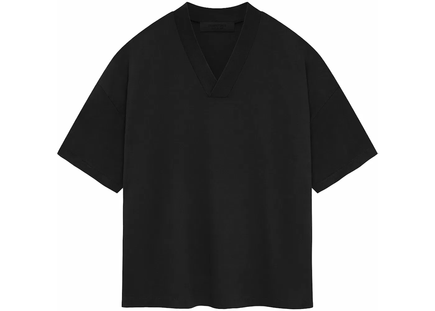 Мужская футболка с V-образным вырезом Tee Fear of God, Jet Black