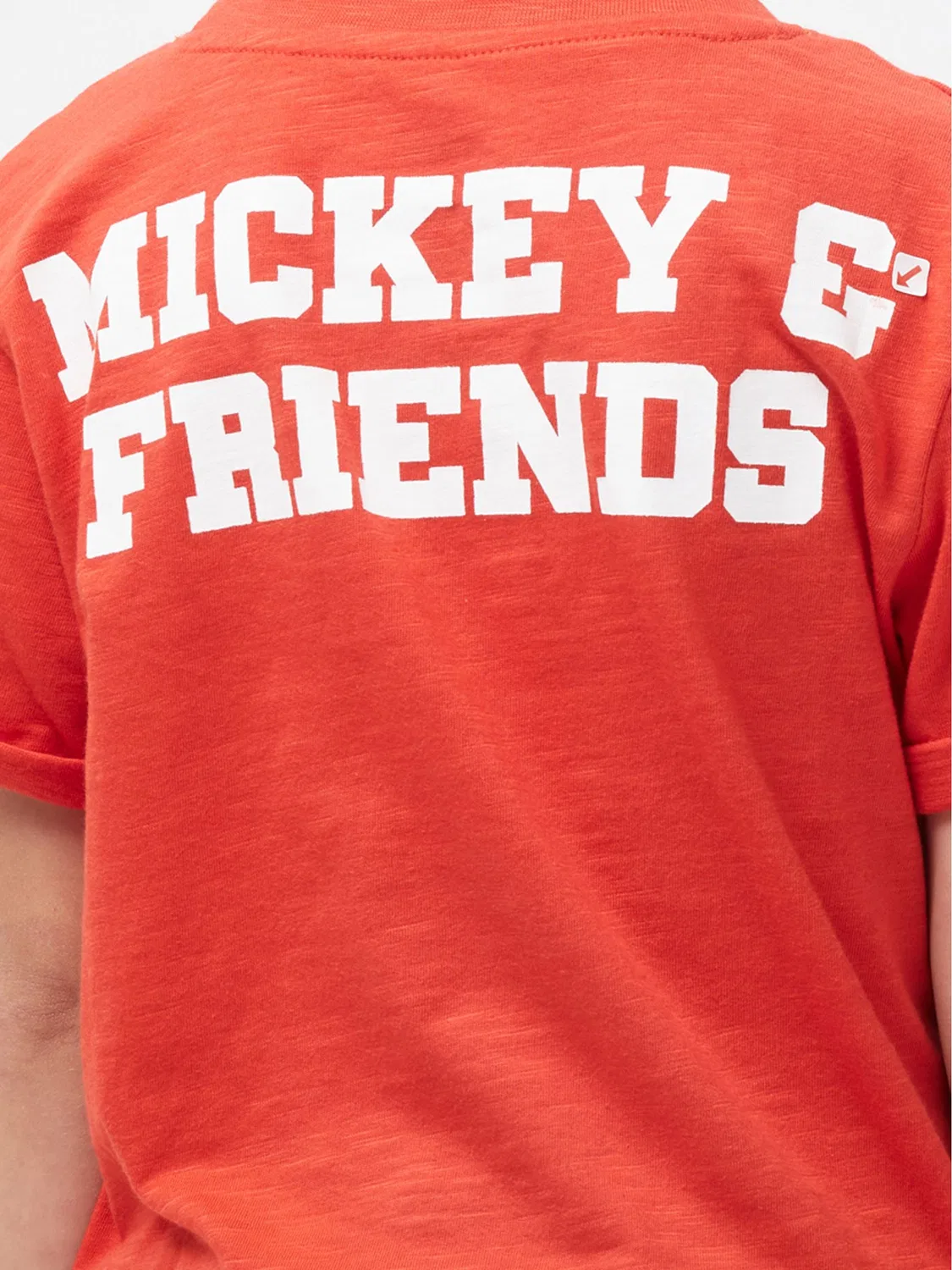 Футболка с принтом Mickey Mouse, Donald & Goofy Character, красный — фото 4