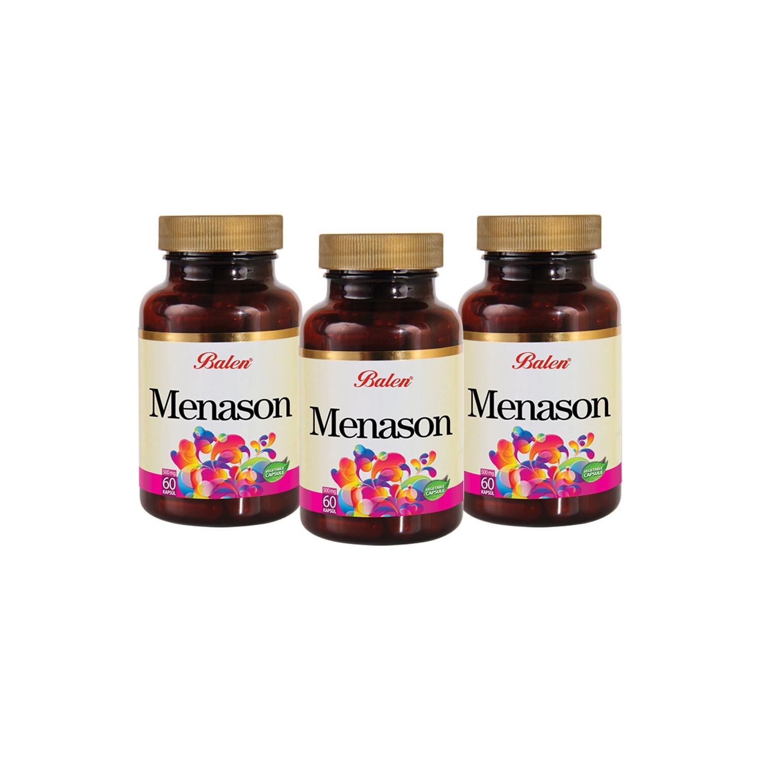 

Смесь травяных экстрактов Balen Menason, 60 капсул, 3 штуки