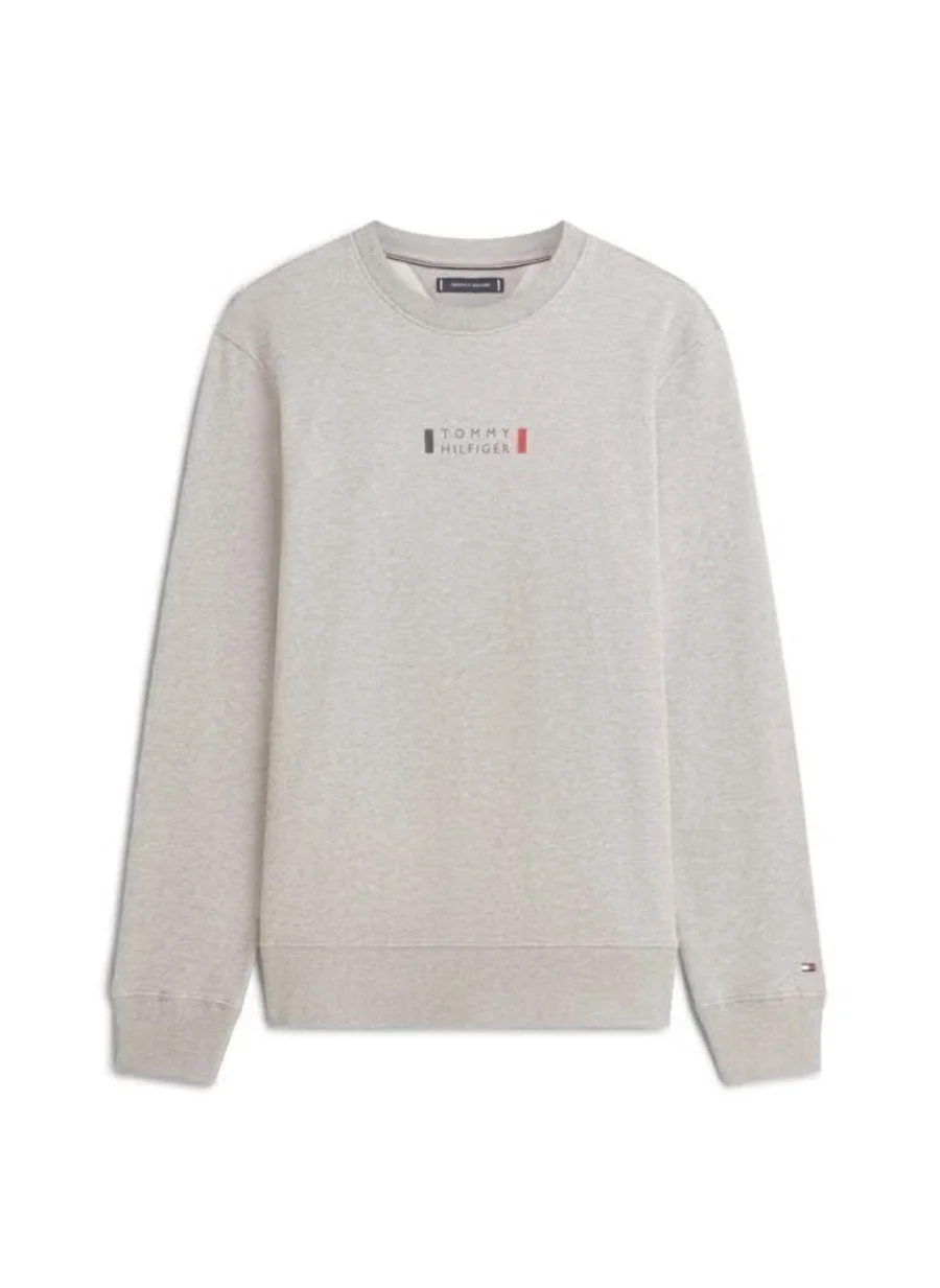 Свитшот Tommy Hilfiger Brand Love, серый — фото 2