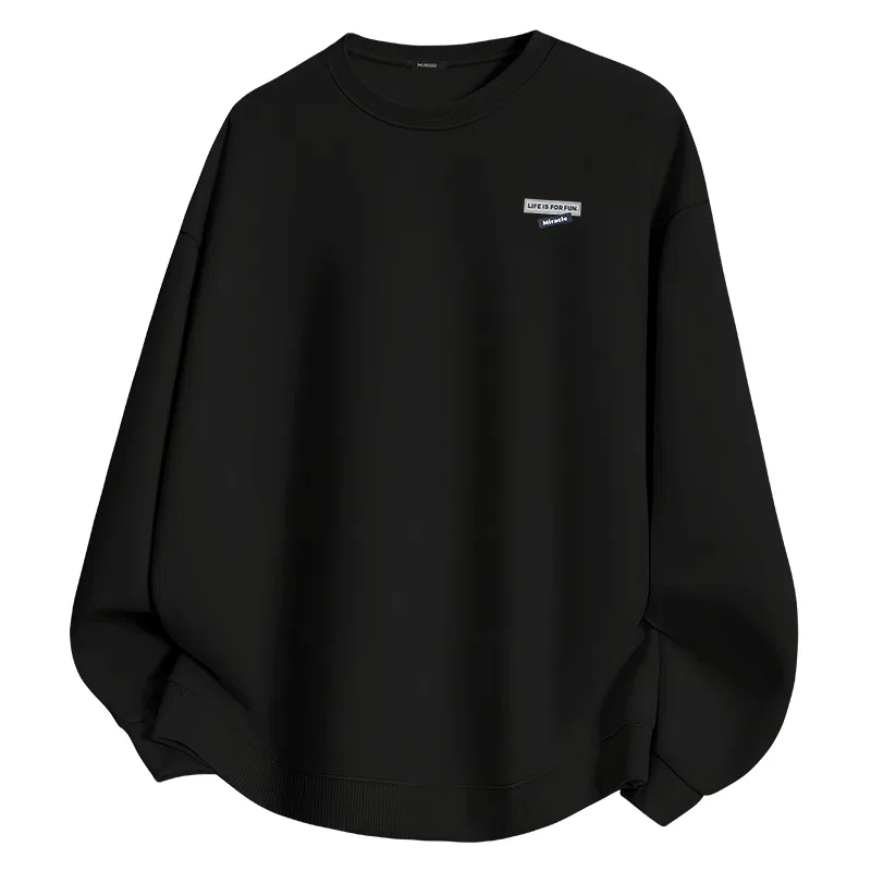 Детское свитшот с круглым вырезом MINISO, Gray Pea Green — фото 3