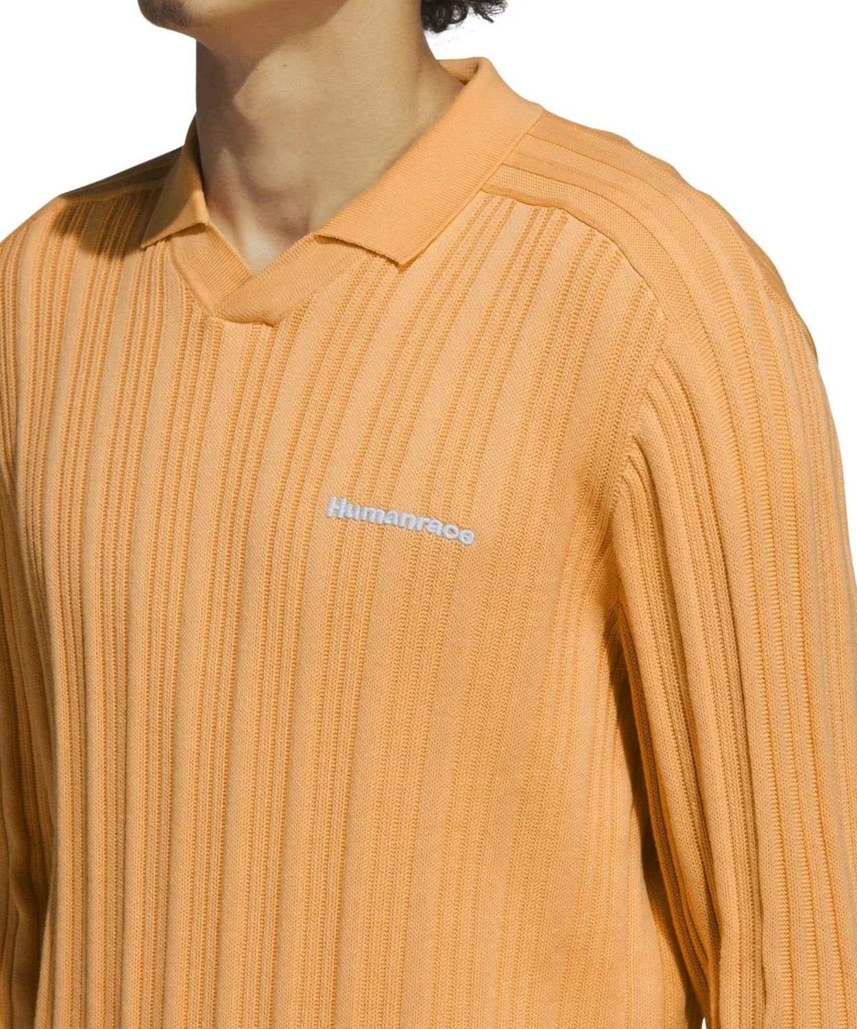 Мужское/Женское лонгслив с принтом, модель PW KNIT LS JRSY Adidas, Orange — фото 4